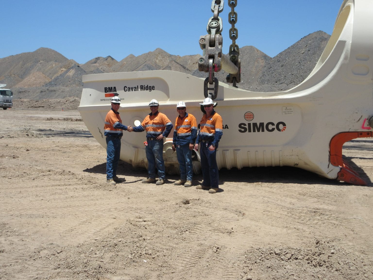 New Generation Dragline Buckets Commissioned at BMA's Caval Ridge Mine