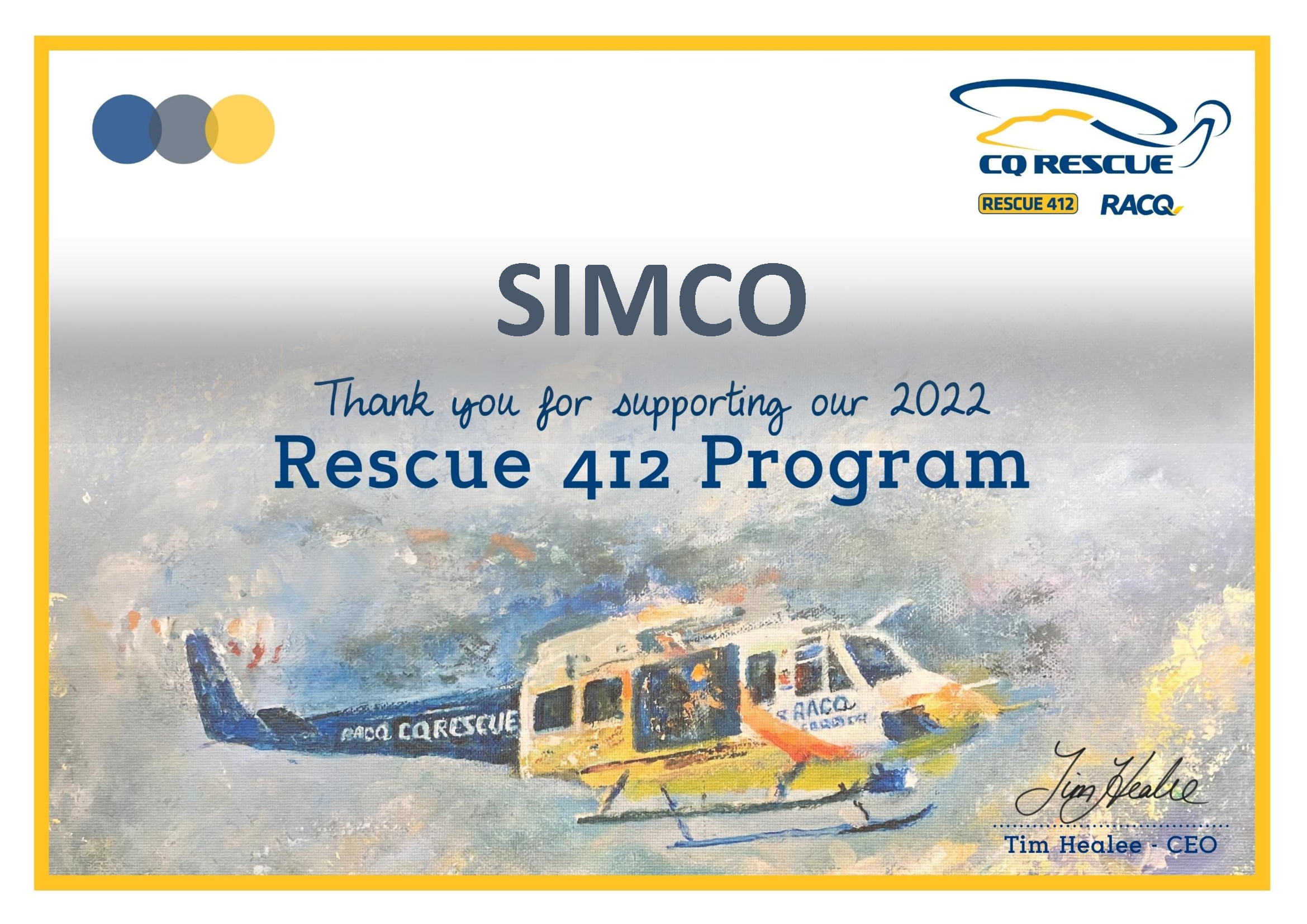 CQ Rescue Sponsorship 2022